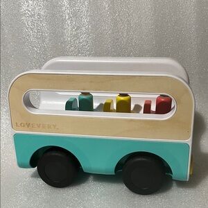 Lovevery bus with Colorful people Pegs